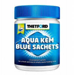 Saculeti descompus reziduuri AQUA KEM BLUE 18 buc
