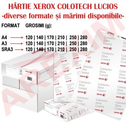 Hartie Xerox Colotech lucios (gloss) SRA3 210g
