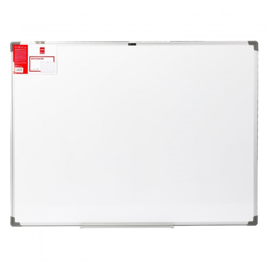 Whiteboard magnetic 90x120 cm, rama aluminiu, Deli