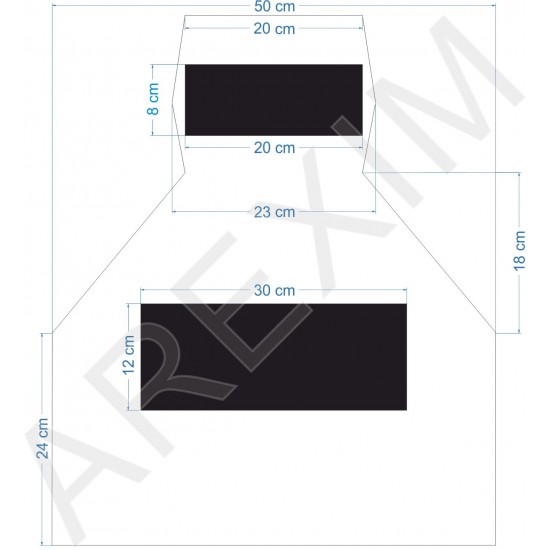Tinta piept cu doua compartimente
